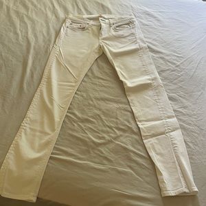 White skinny Rag and Bone jeans
